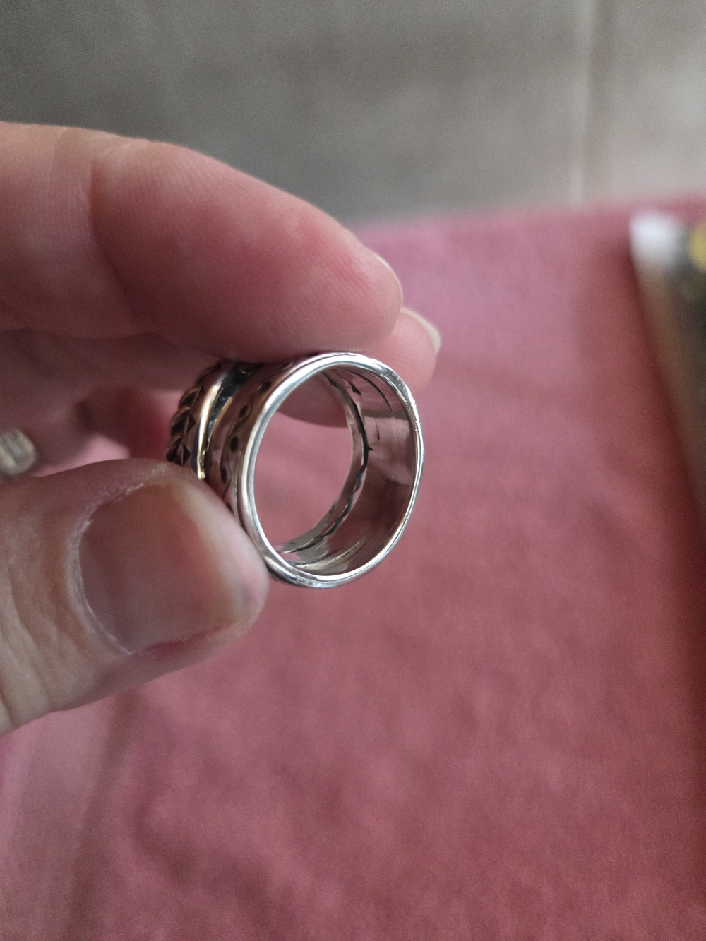 Sterling Silver Stacked Ring - Picture 6 of 7